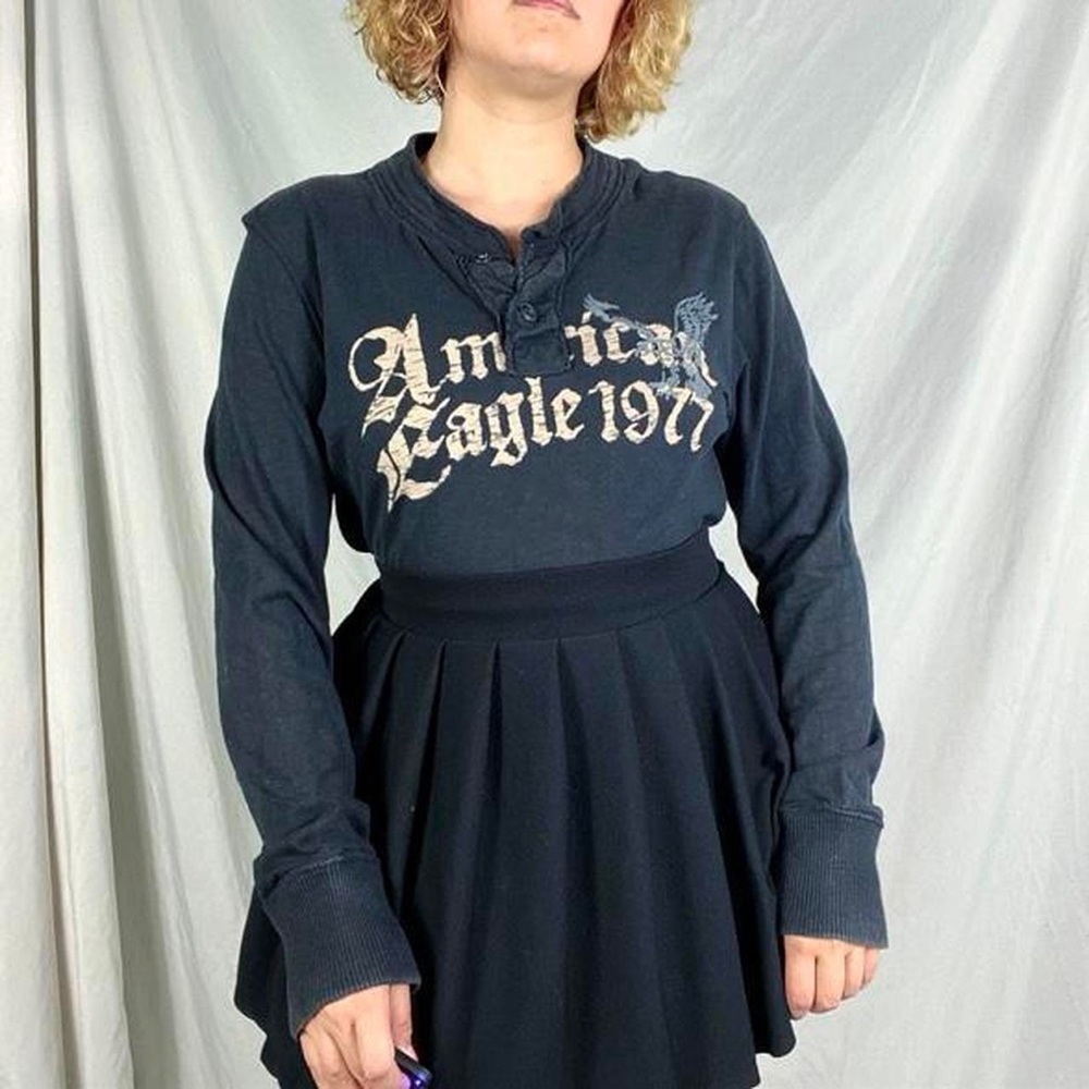 Y2K grungy American Eagle long sleeve🦅🖤